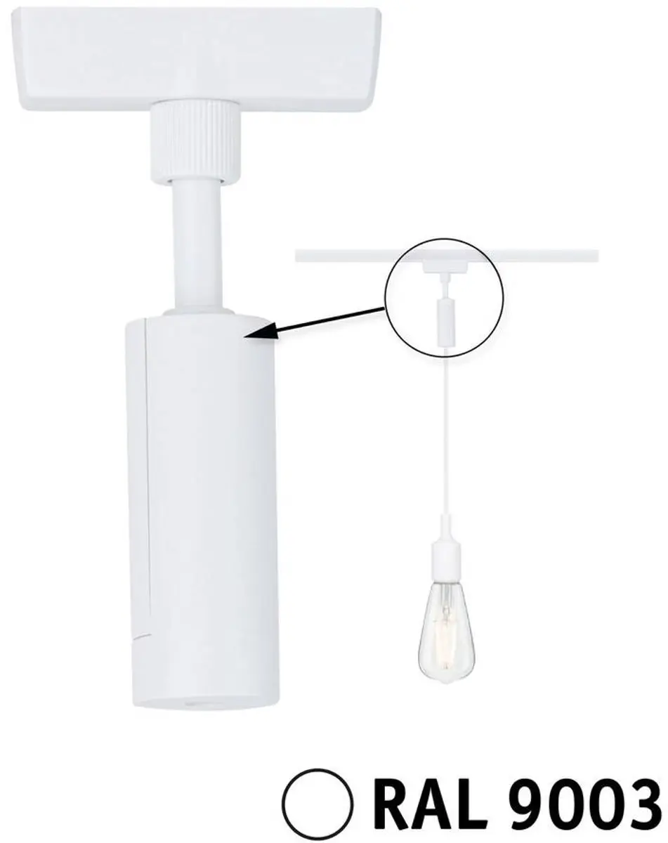 Paulmann URail Pendeladapter 95655 Signaalwit