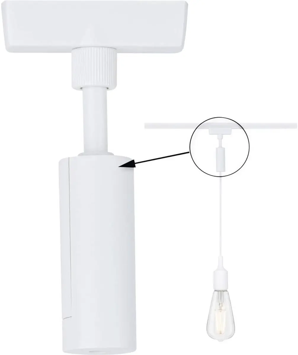 Paulmann URail Pendeladapter 95655 Signaalwit - afbeelding 3 van 4