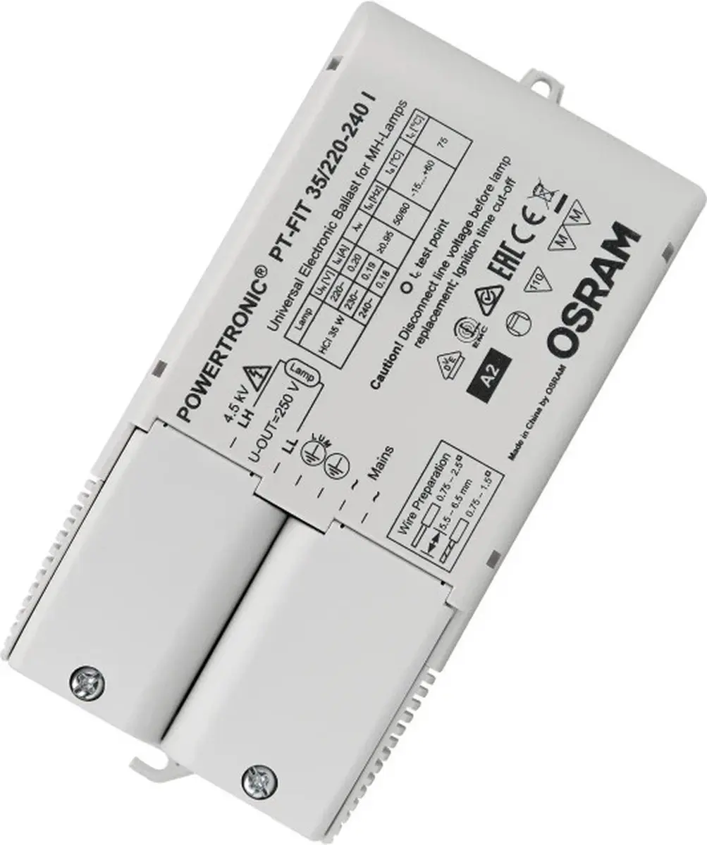Osram PT-FIT 35/220-240 I Voorschakelapparaat - afbeelding 2 van 2