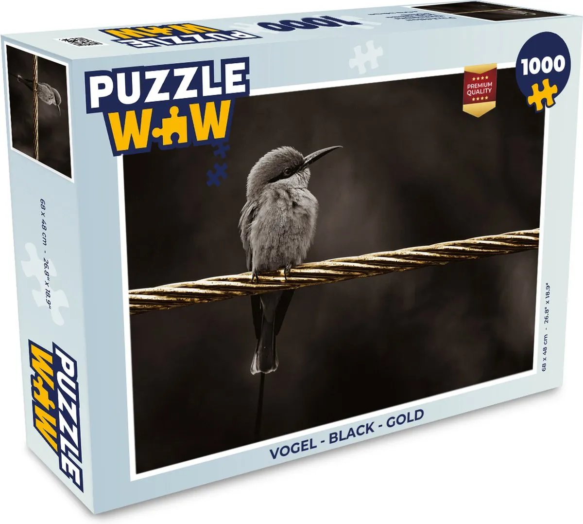 PuzzleWow Vogel Legpuzzel 1000 Stuks