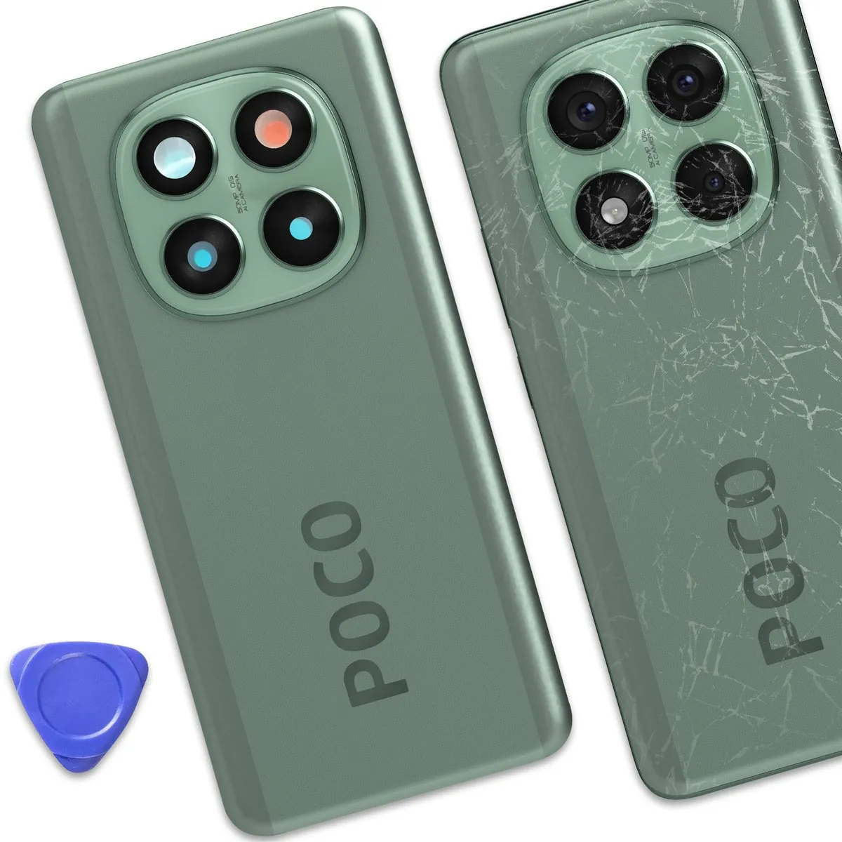 Xiaomi Poco X7 Batterijdeksel - Groen