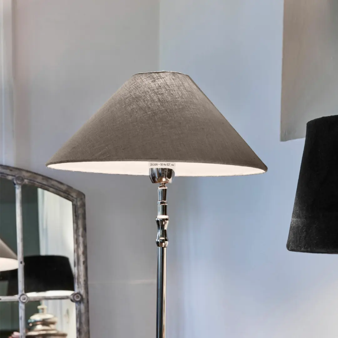 Loberon Emmera Lampenkap 35cm Taupe - afbeelding 3 van 4