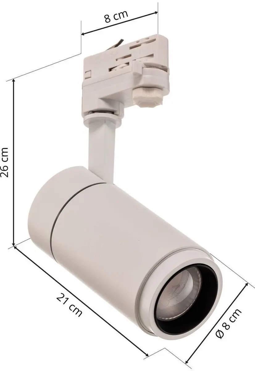 Arcchio Nanna LED Railspot 21W Wit - afbeelding 6 van 6
