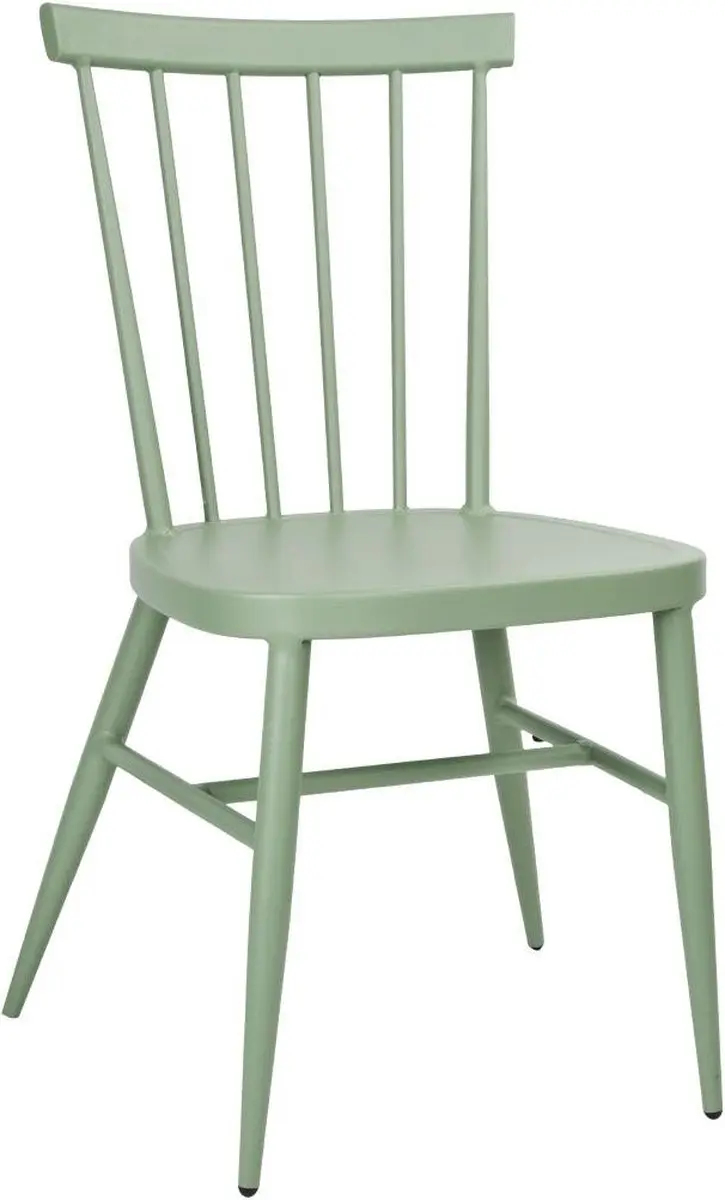 Bolero Windsor Aluminium Groene Stoelen (4 Stuks)
