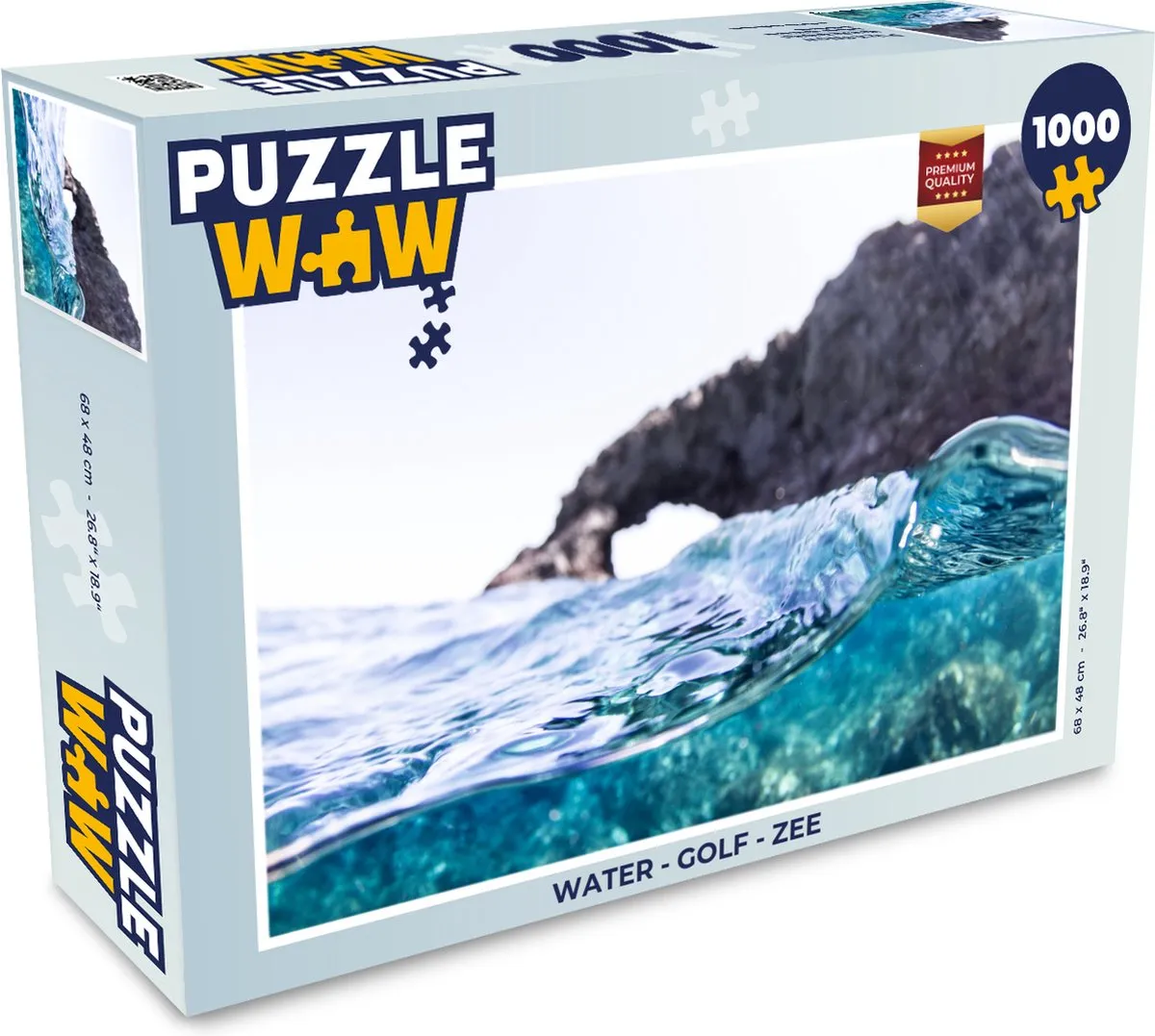 PuzzleWow Legpuzzel 1000 Stuks - Multicolor