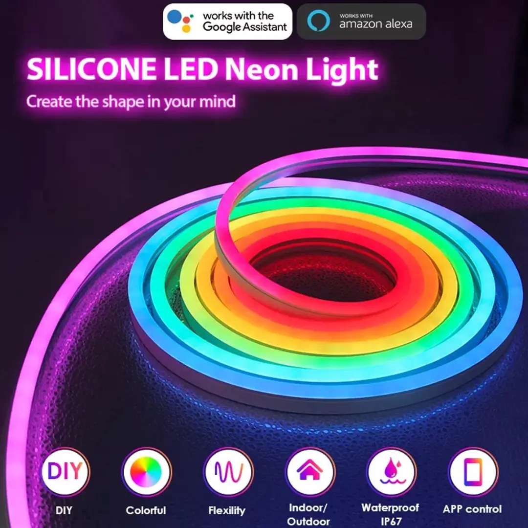 Denver Smart LED Strip LCO551 - 5m RGB - App Alexa Google Home - afbeelding 2 van 4