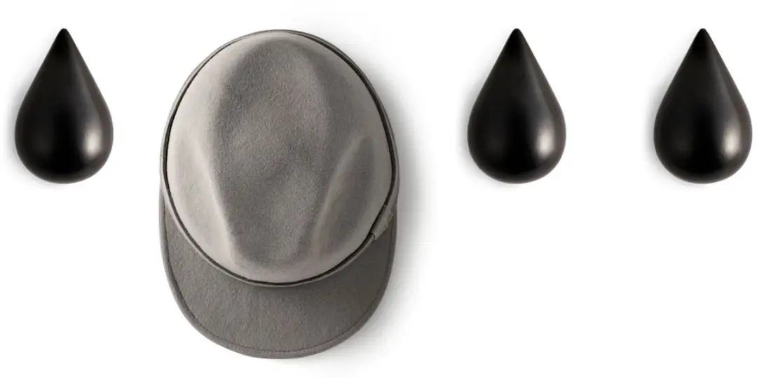 Normann Copenhagen Dropit Haak - M - Wit - afbeelding 2 van 6