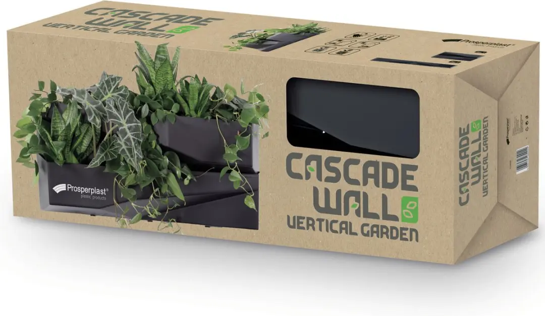 Prosperplast Verticale Tuin Hangende Plantenbakken - 2 Stuks - afbeelding 2 van 6