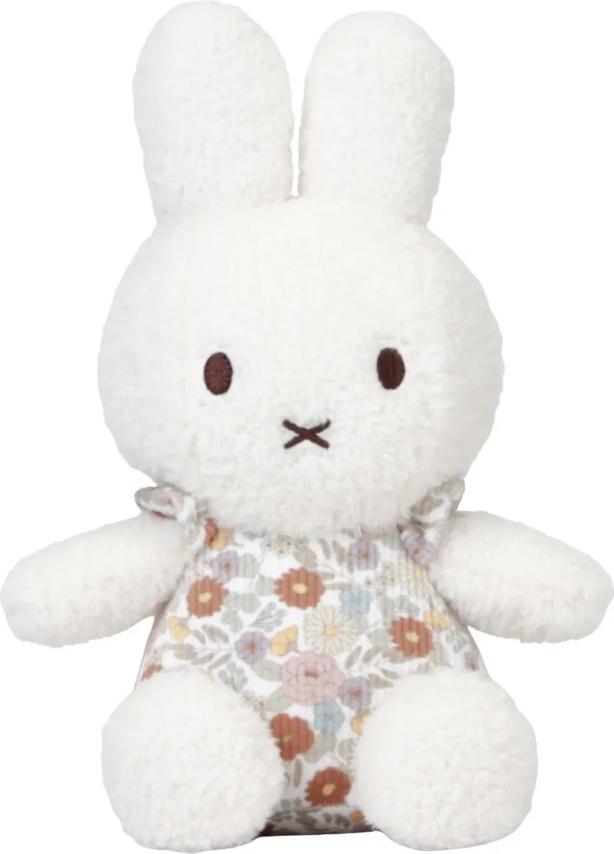 Nijntje Little Flowers Giftset - Knuffel, Doekje & Rammelaar