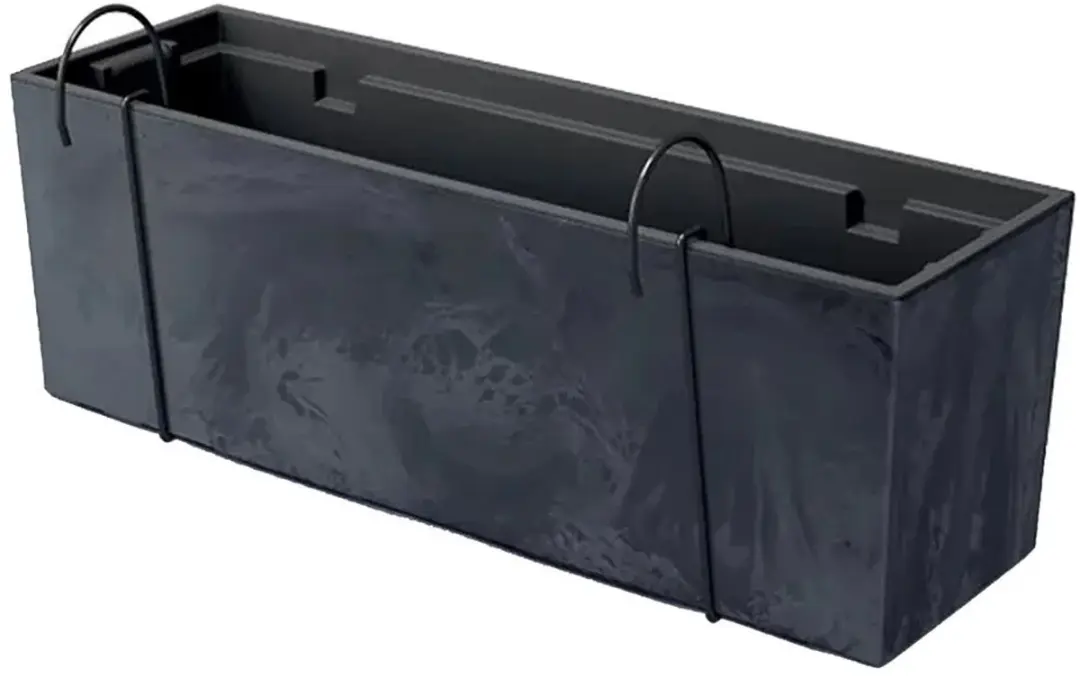 Prosperplast Urbi Case Balkonbak 58x18x19,5cm Antraciet - afbeelding 5 van 6