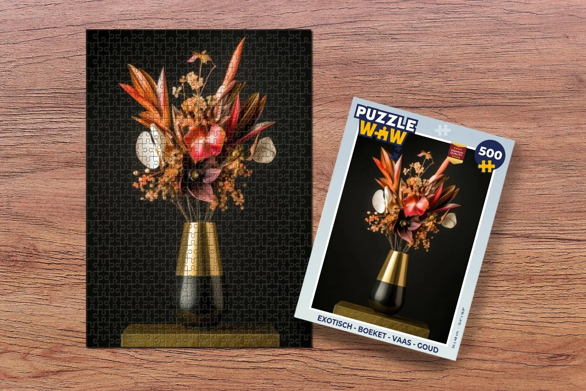 PuzzleWow Exotisch Boeket Legpuzzel 500 Stuks - MPN 8721179516131