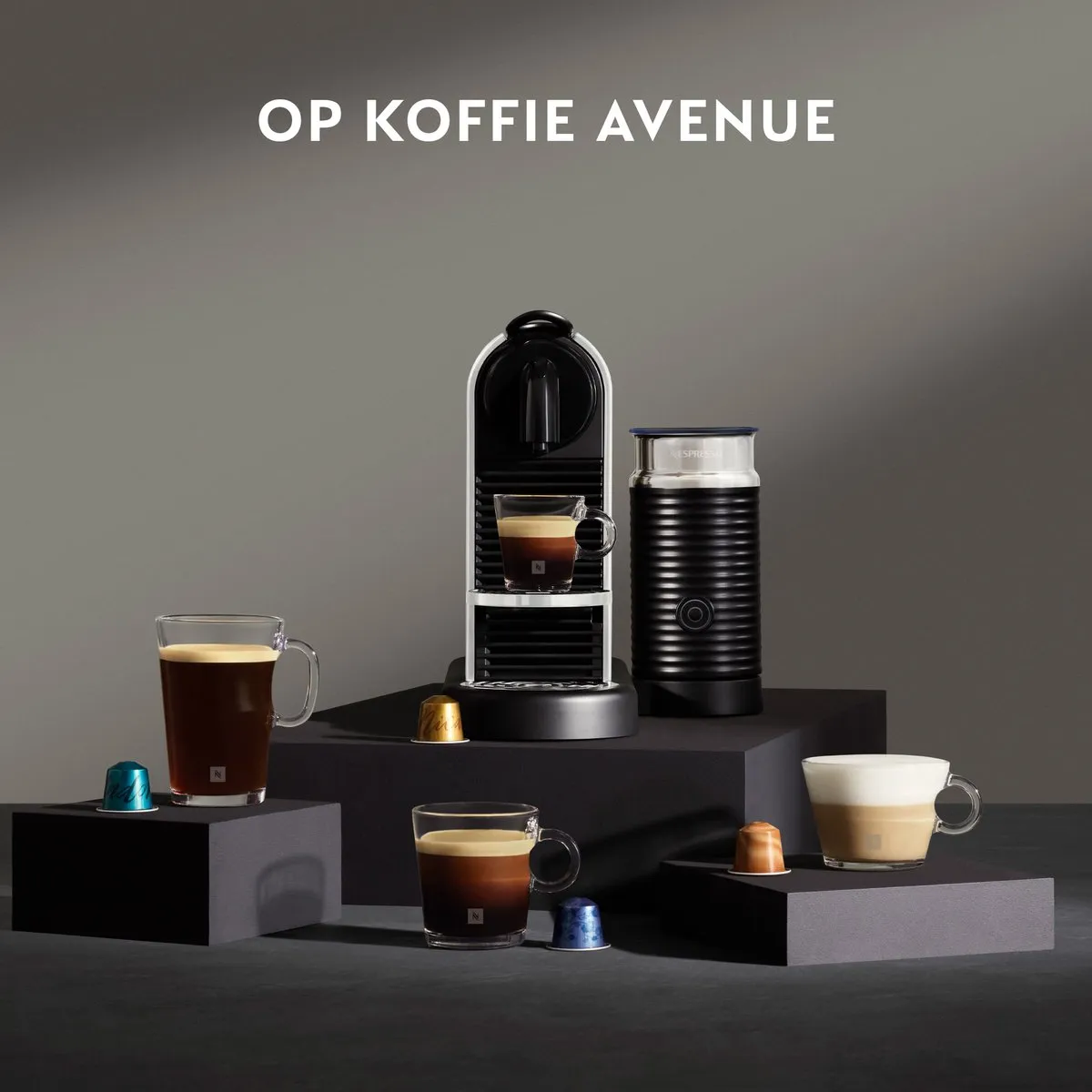 De'Longhi Nespresso CitiZ Platinum & Milk EN330.M Koffiecupmachine - Stainless Steel - afbeelding 6 van 6