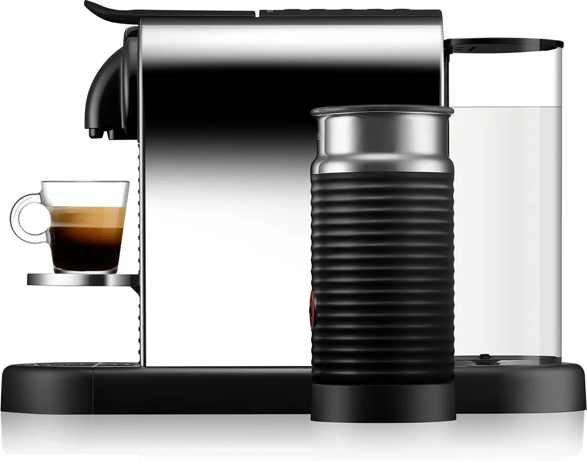 De'Longhi Nespresso CitiZ Platinum & Milk EN330.M Koffiecupmachine - Stainless Steel