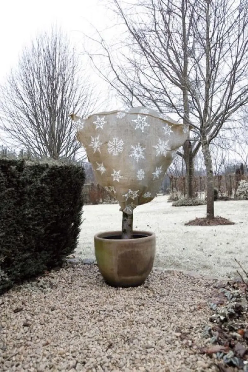 Nature Jutehoes 100xØ75cm - Naturel - afbeelding 4 van 5