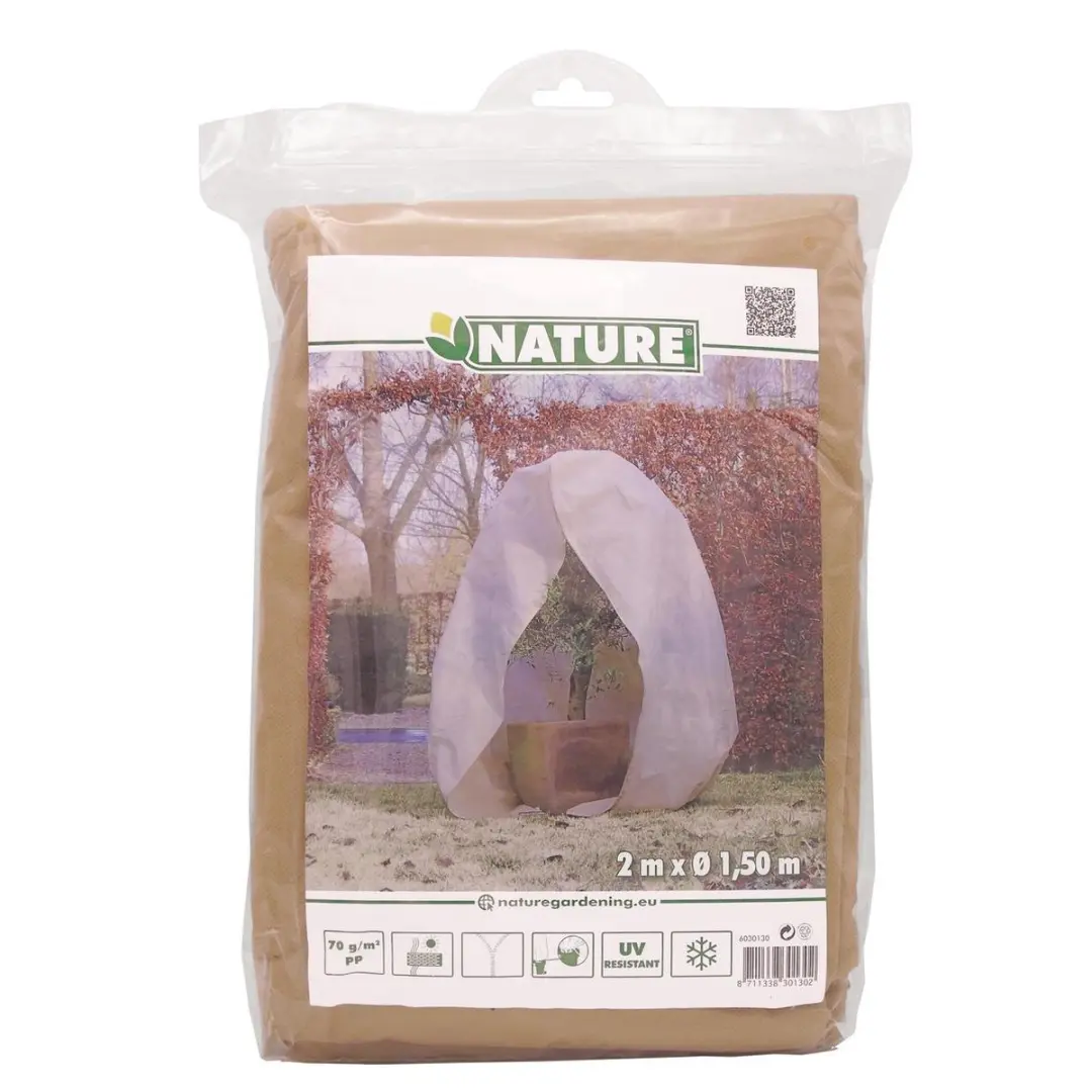Nature Winterhoes 200x150cm Beige - afbeelding 4 van 6