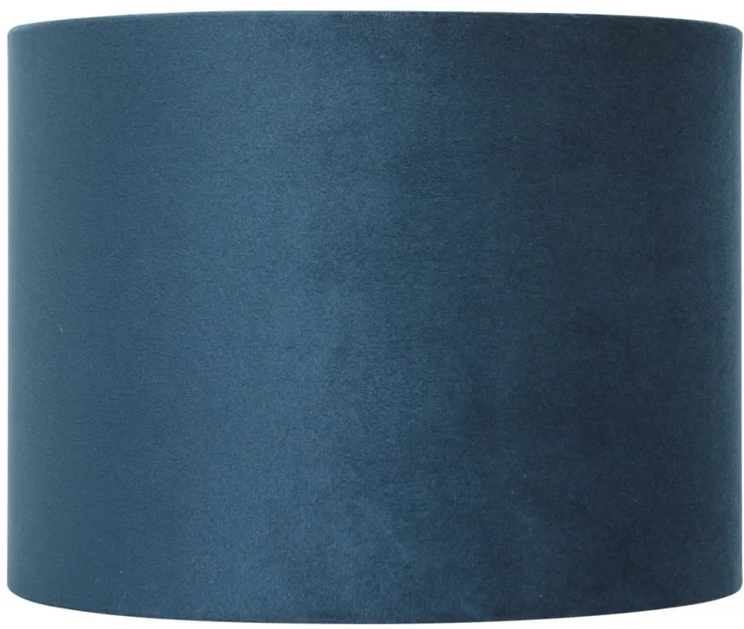 Steinhauer Blauwe Velours Lampenkap ⌀20cm - afbeelding 3 van 6