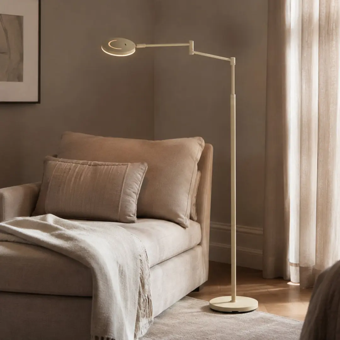 Steinhauer Soleil 3515CR Vloerlamp - Crème - afbeelding 4 van 6