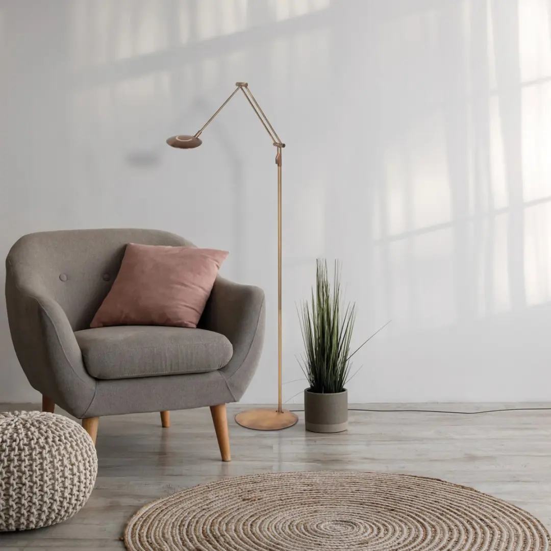 Steinhauer Zenith2 Vloerlamp - 1-L. LED Brons - afbeelding 5 van 6