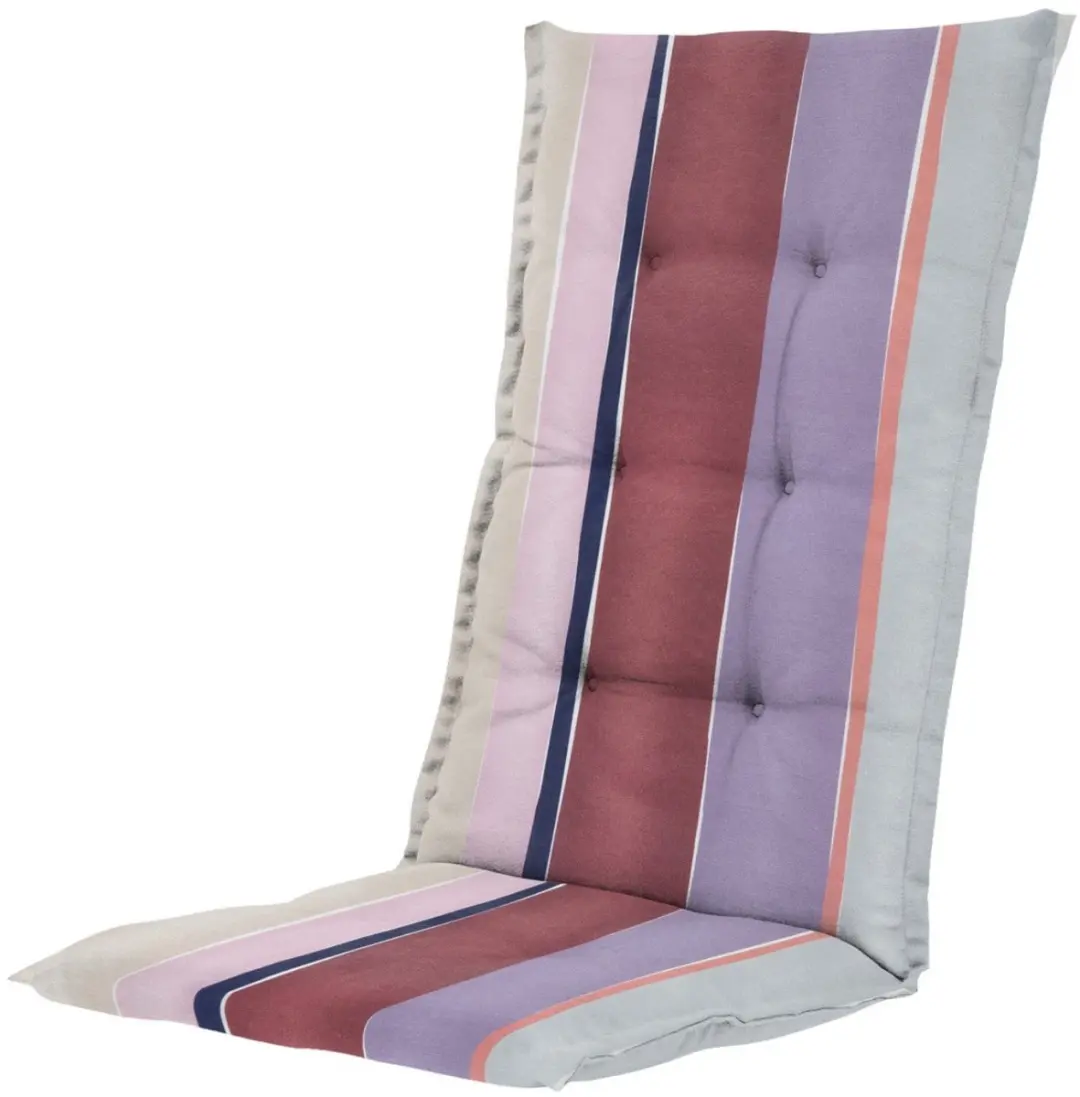 4 x Tuinkussen hoge rug Madison 123 x 50cm Nox purple