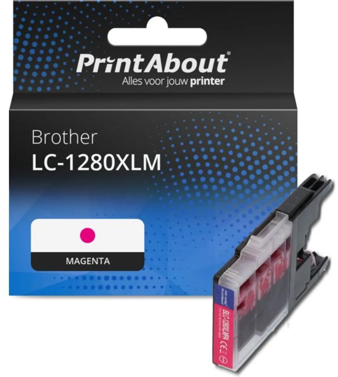 PrintAbout LC-1280XLM Inktcartridge Magenta