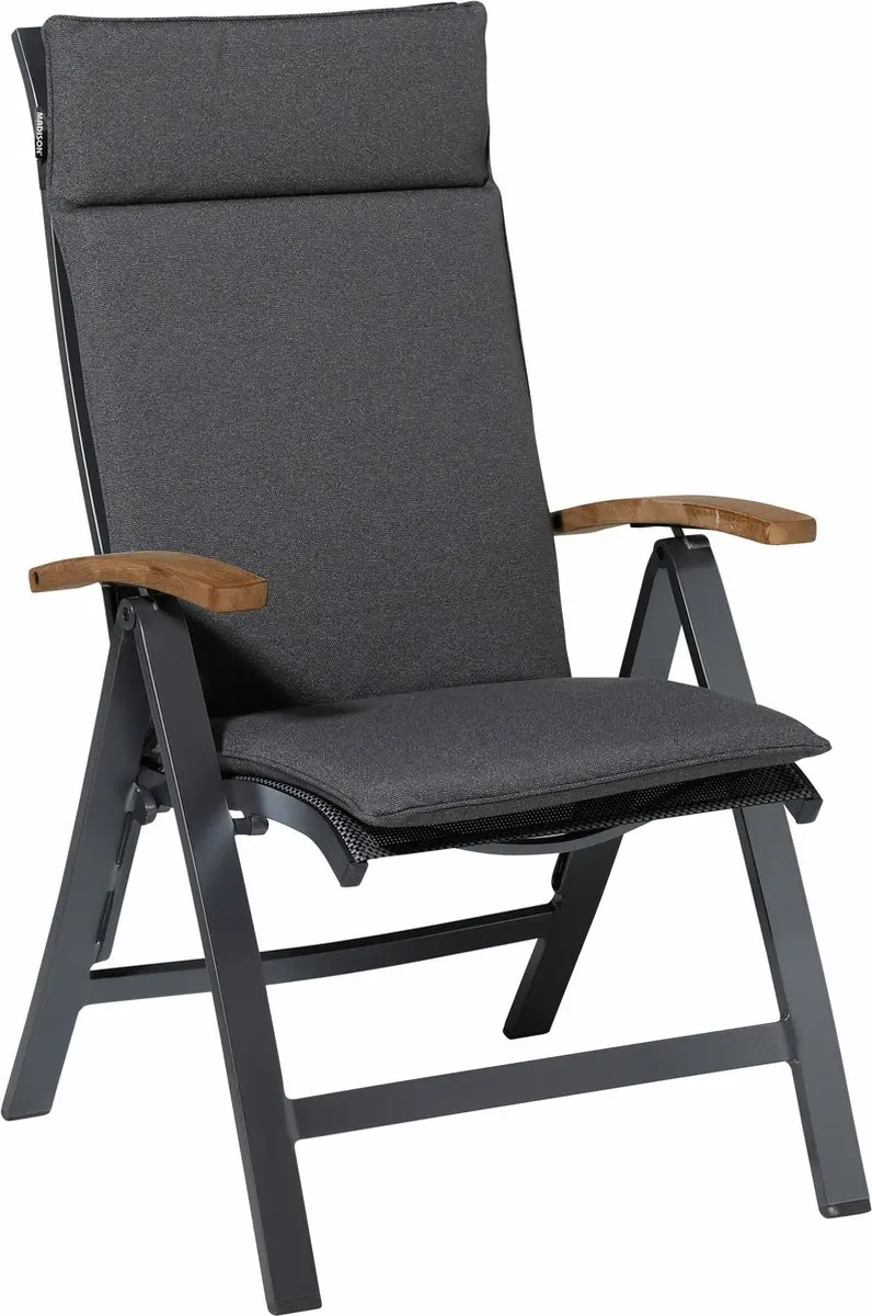 Madison Manchester Grey Stoelkussen Outdoor 120x50 - afbeelding 5 van 6