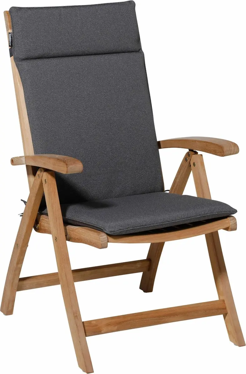 Madison Manchester Grey Stoelkussen Outdoor 120x50 - afbeelding 6 van 6