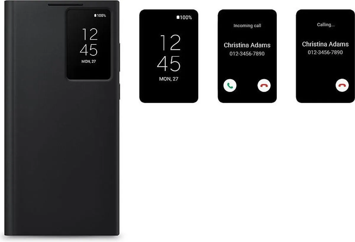 Samsung Smart Clear View EF-ZS901CWEGEW Hoesje - Galaxy S22 - Wit