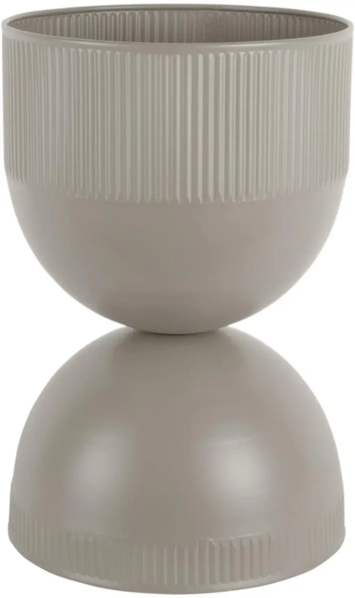 Present Time Bloempot Tonar Medium - Grijs - 25.5x25.5x39cm - Modern