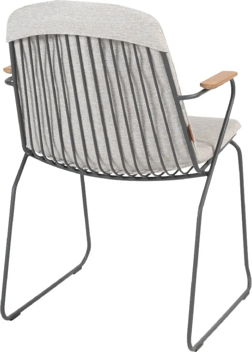 4 Seasons Outdoor Veneto Tuinstoel - Antraciet - afbeelding 2 van 6