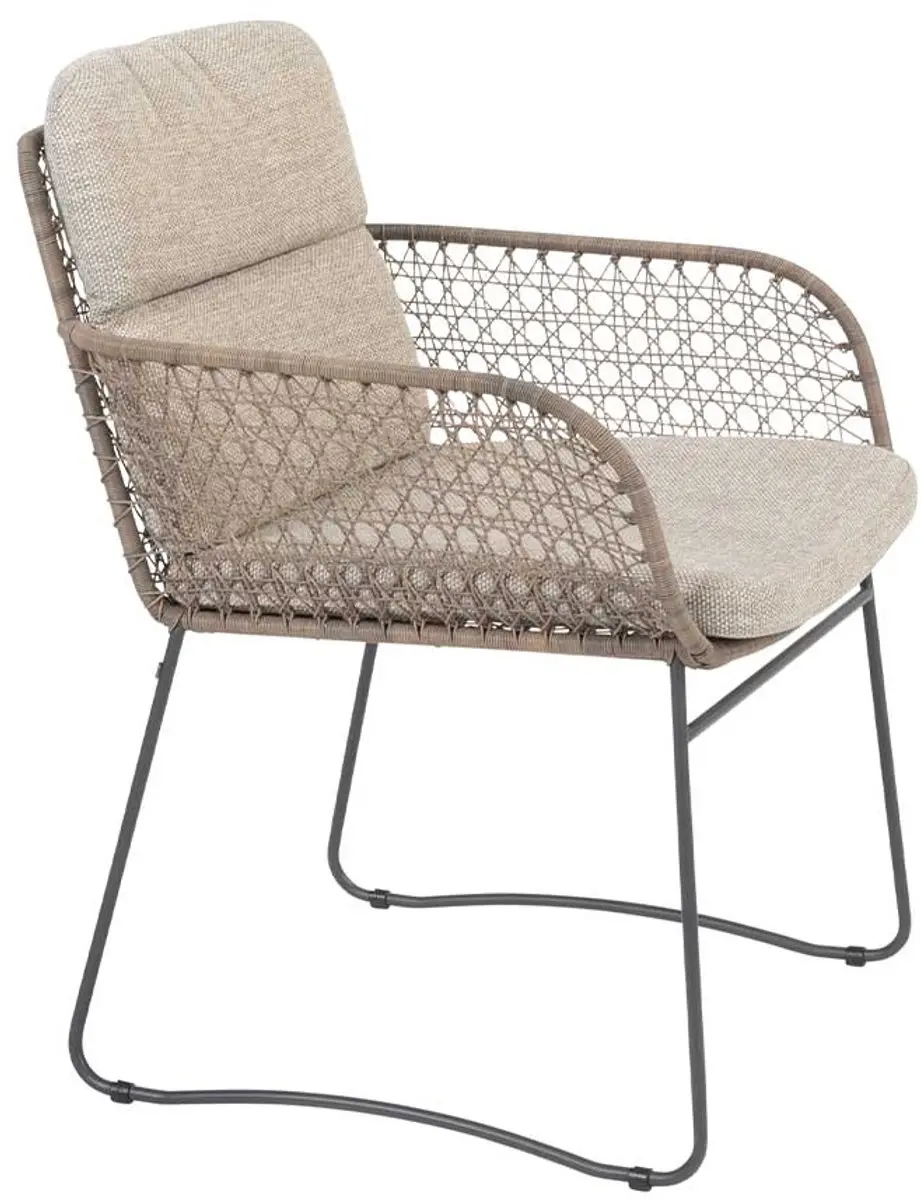 4 Seasons Outdoor Aprilla Tuinstoel - Bruin - afbeelding 4 van 6
