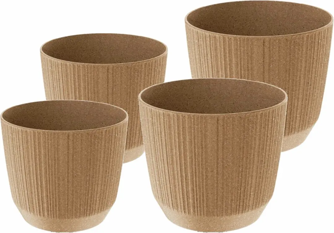Prosperplast plantenpotten/bloempotten Carf Stripe