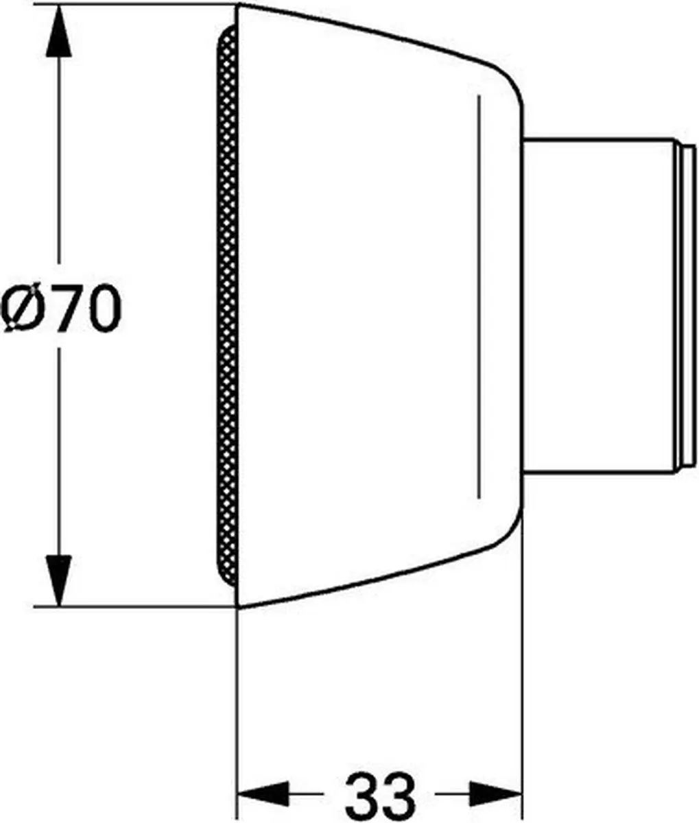 Grohe Kraanrozet 45545000 - Chroom - afbeelding 2 van 3