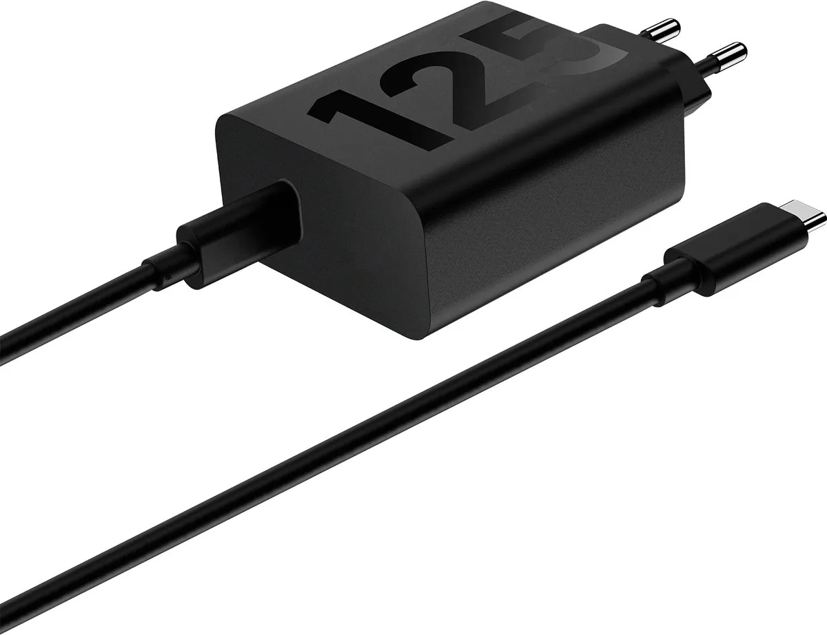Motorola TurboPower 125W USB-C Lader MC1252 - Zwart