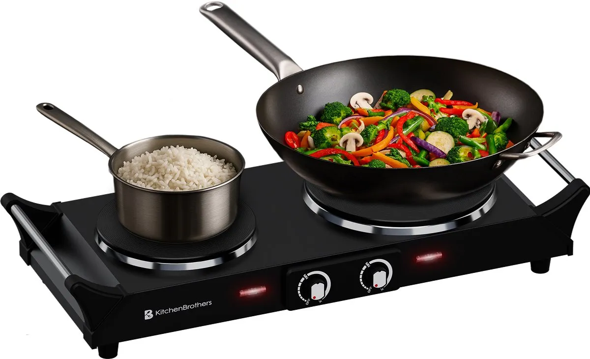 KitchenBrothers KB752 Elektrische Kookplaat 2500W