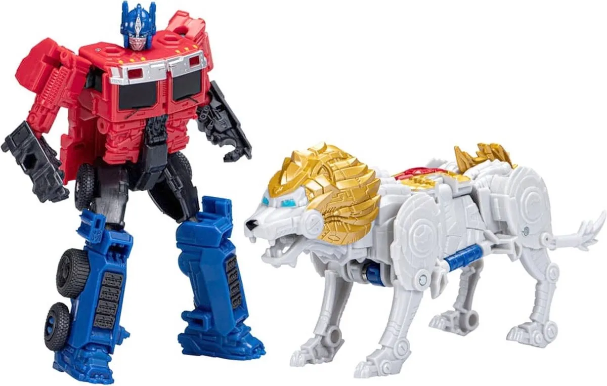 Transformers Rise of the Beasts Beast Alliance Combiner Optimus Prime & Lionblade 13cm - Multicolor