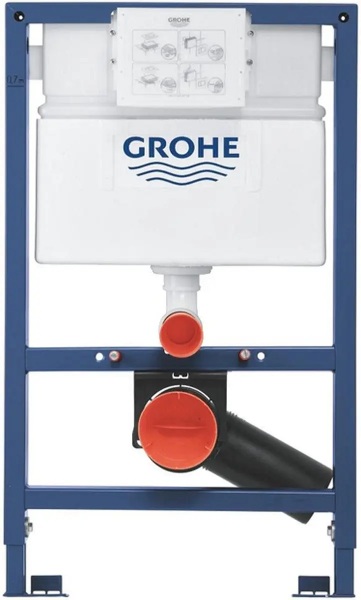 GROHE Rapid SL Inbouwreservoir - Extra laag - afbeelding 4 van 6