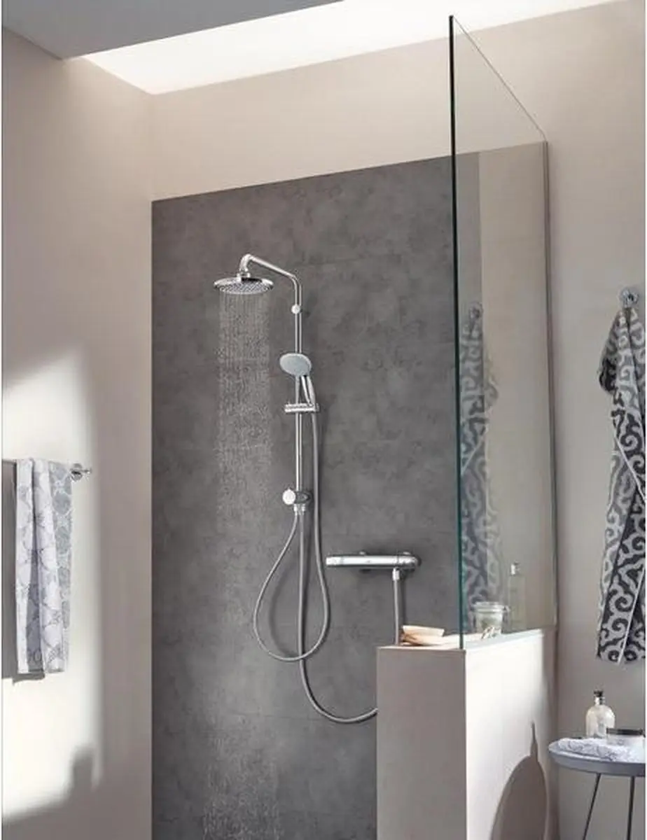 GROHE Grohtherm 1000 thermostatische douchekraan 15cm chroom - afbeelding 5 van 6