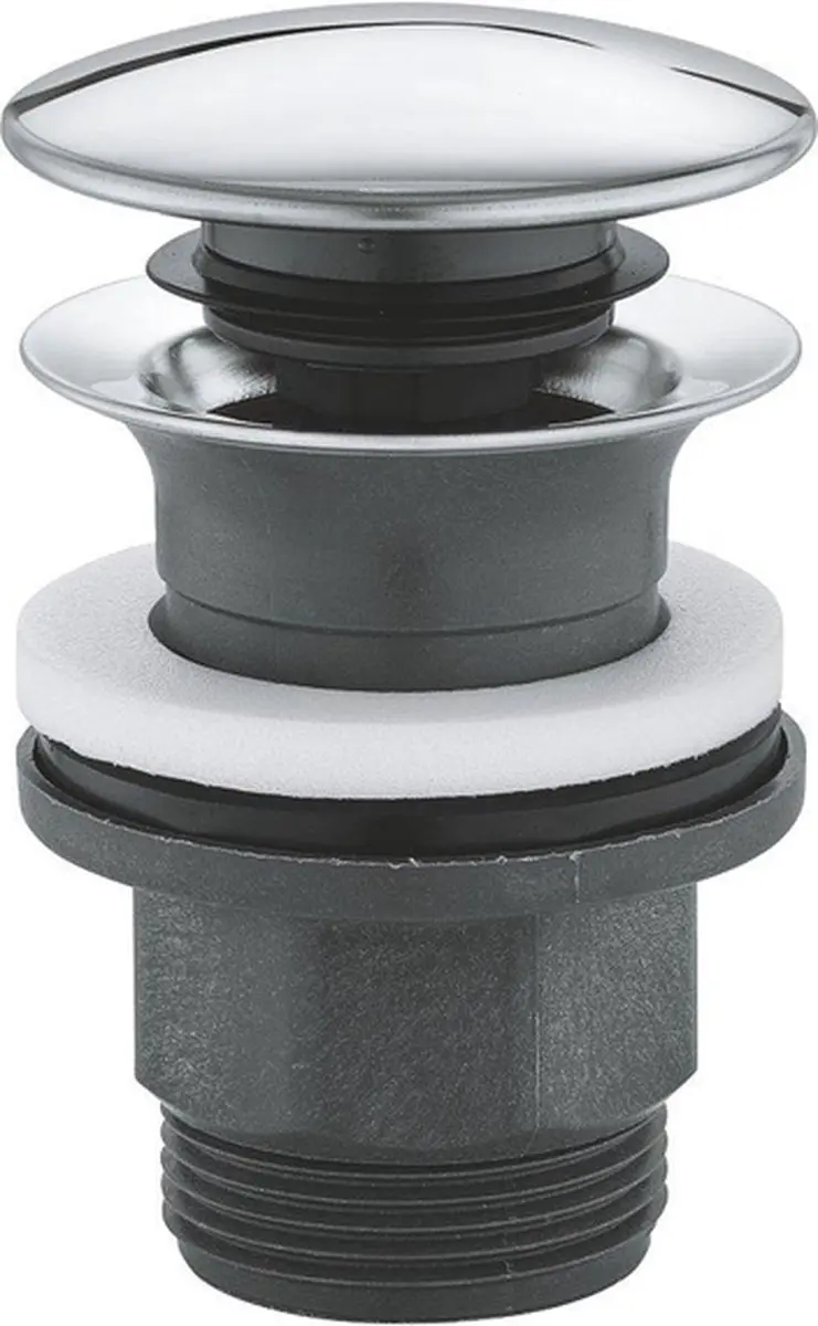 Grohe Push Open Waste Chroom - afbeelding 2 van 5