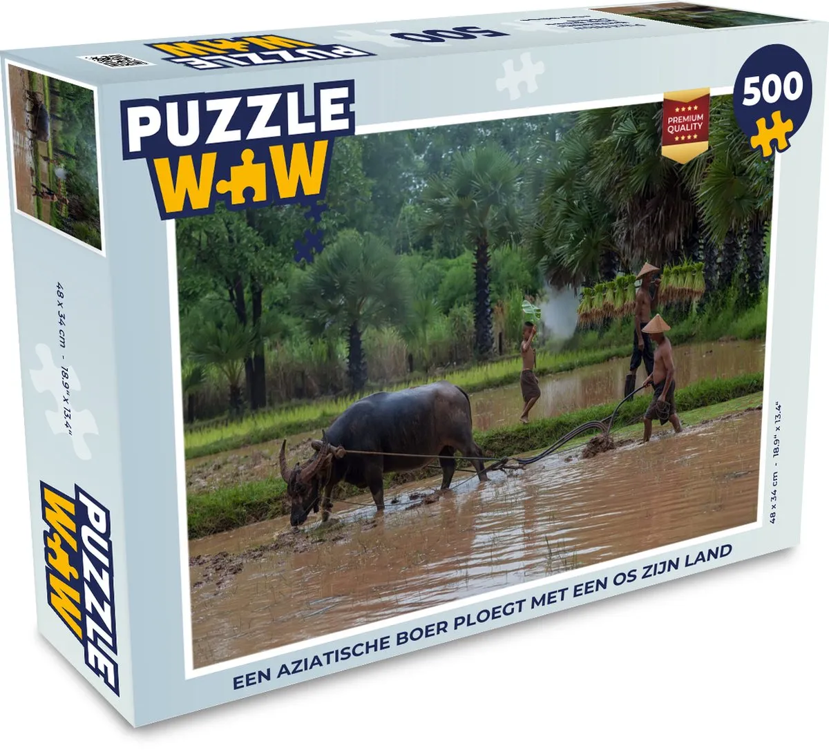PuzzleWow Legpuzzel 500 Stuks - Multicolor