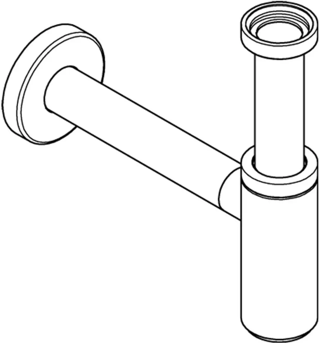Grohe Designsifon 1 1/4" - Geborsteld Warm Sunset - afbeelding 3 van 3