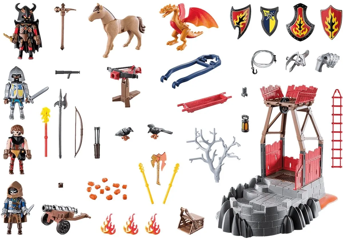 Playmobil Novelmore Burnham Raiders Lavamijn 70390 - Multicolor