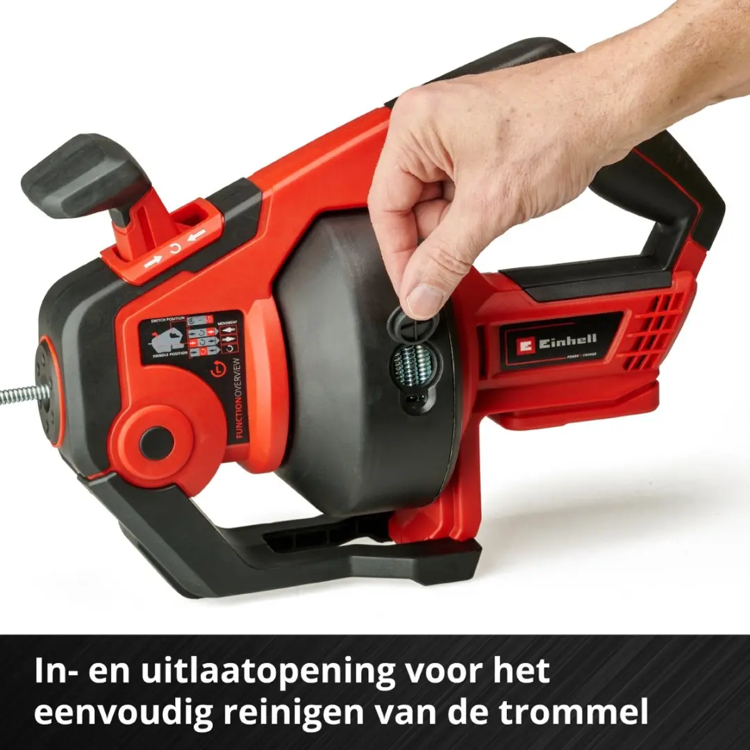 Einhell TE-DA 18/760 Li Solo Accu Rioolontstopper - 18V - afbeelding 4 van 6