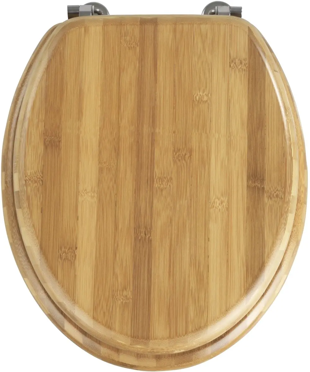 Wenko WC-bril Bamboe - 1 Stuk - afbeelding 2 van 6