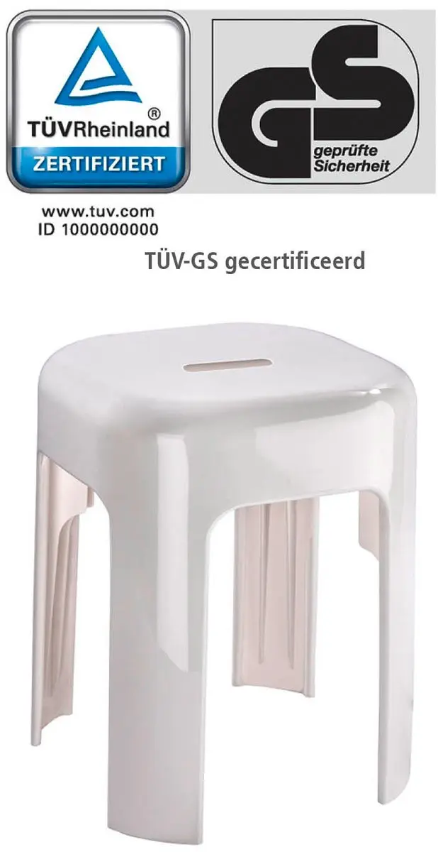 Wenko Alaska Douchekruk 37x45cm Wit - afbeelding 6 van 6