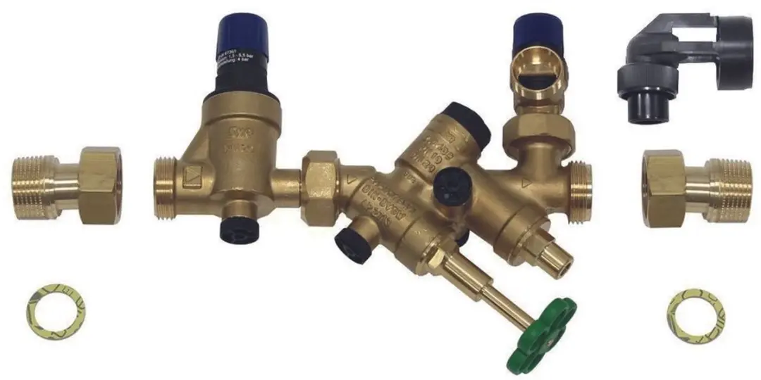 Vaillant Veiligheidsgroep m. drukverl. voor netoverdruk onder 16 bar, R 3/4 DG,