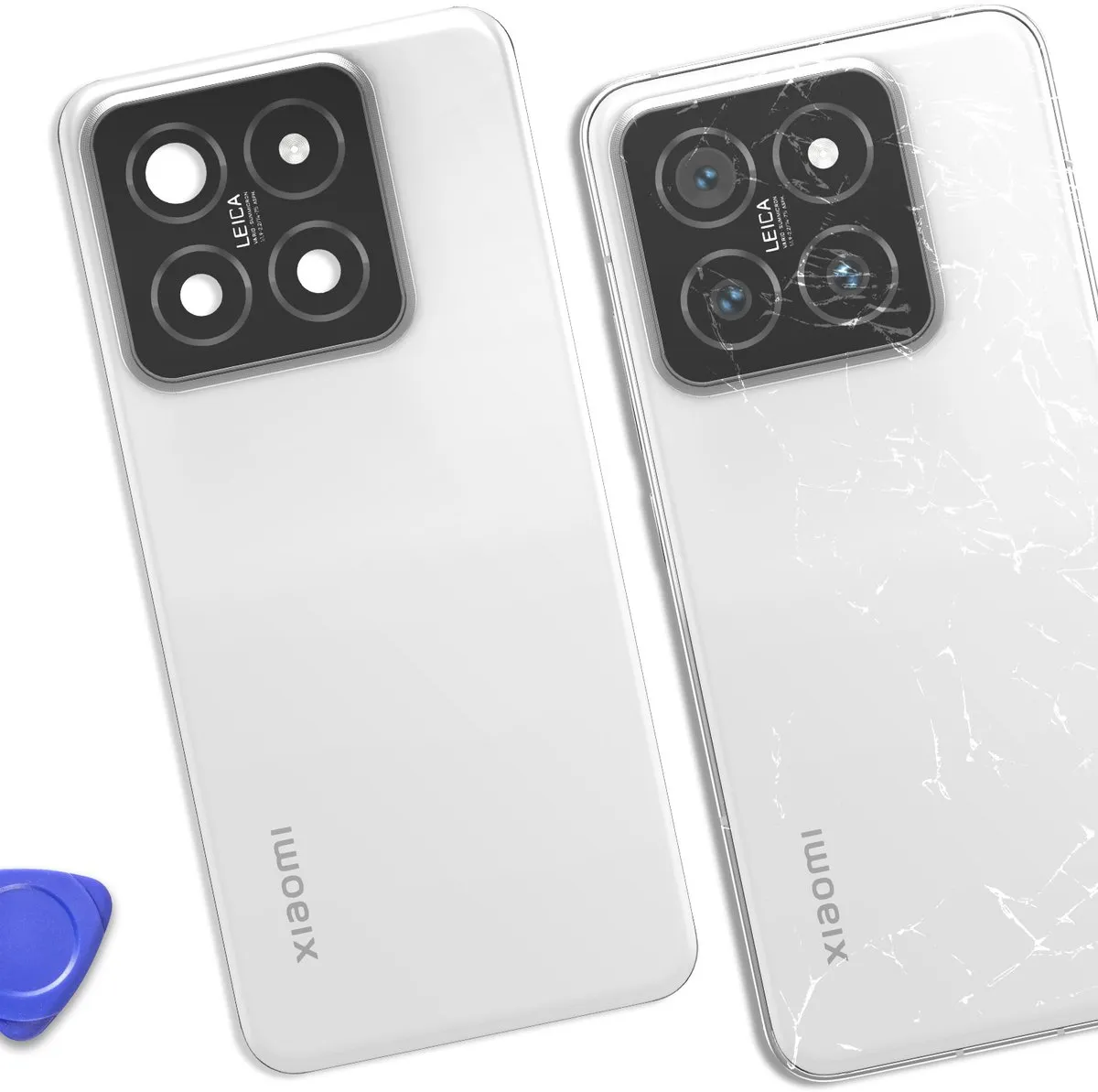 Xiaomi Achterruit voor Xiaomi 14 - Wit