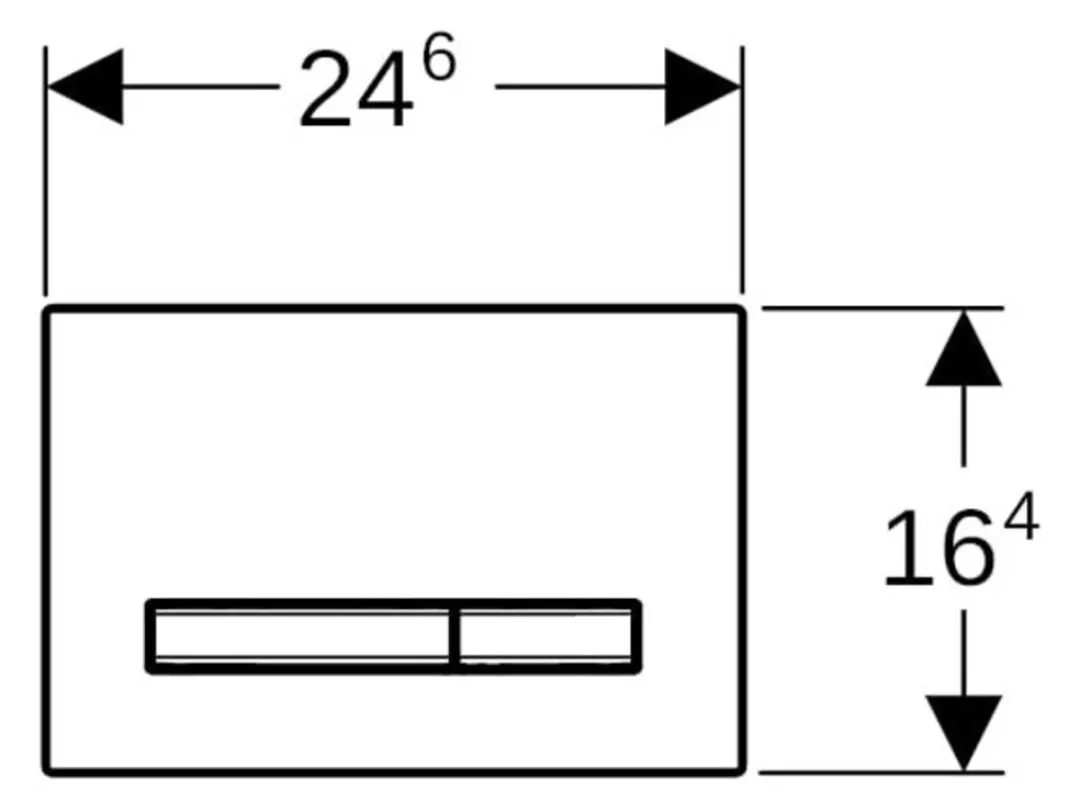Geberit Sigma50 Bedieningsplaat - Wit - afbeelding 4 van 6