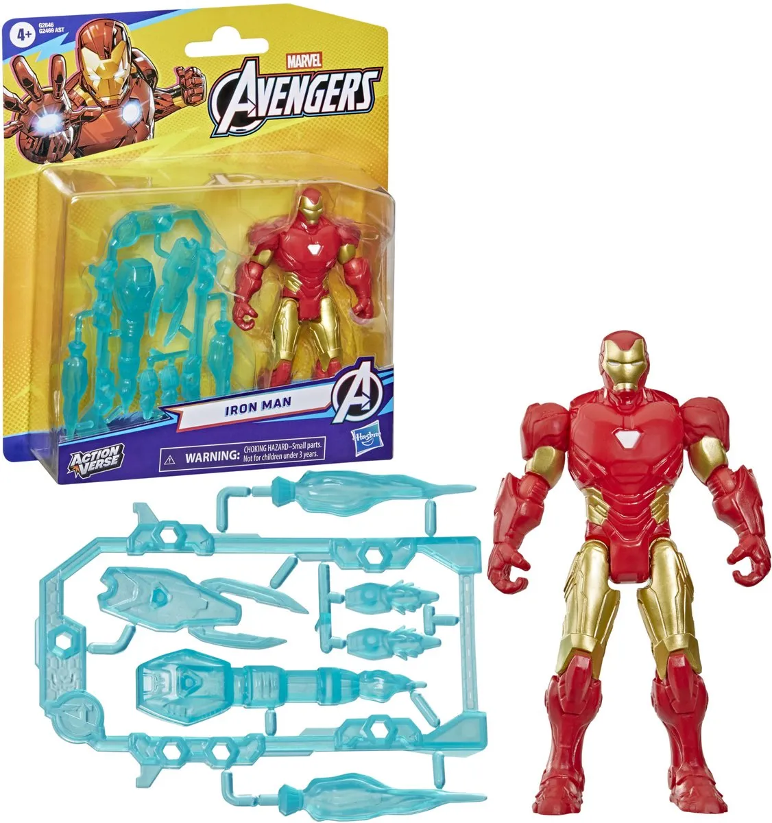 Marvel Avengers ActionVerse Iron Man Actiefiguur 11cm