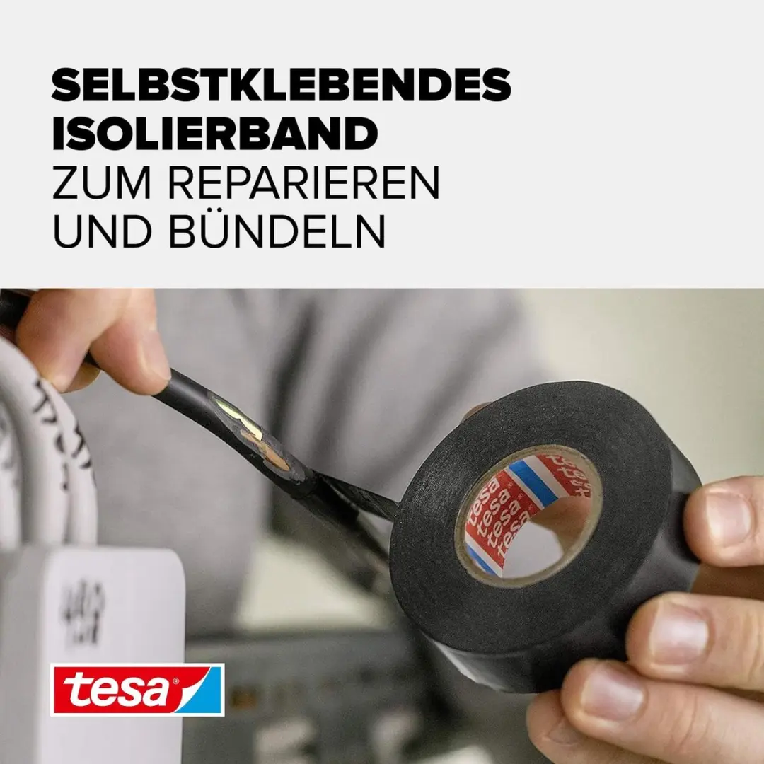 Tesa 56192-00011-22 Isolatietape Wit 10m x 15mm - afbeelding 3 van 6