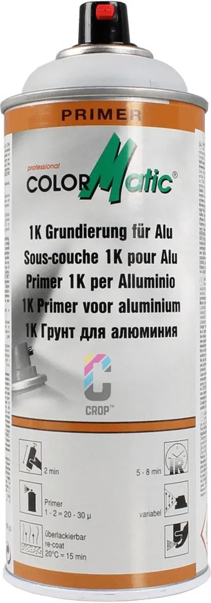 Colormatic Aluminium Primer Grijs in Spuitbus